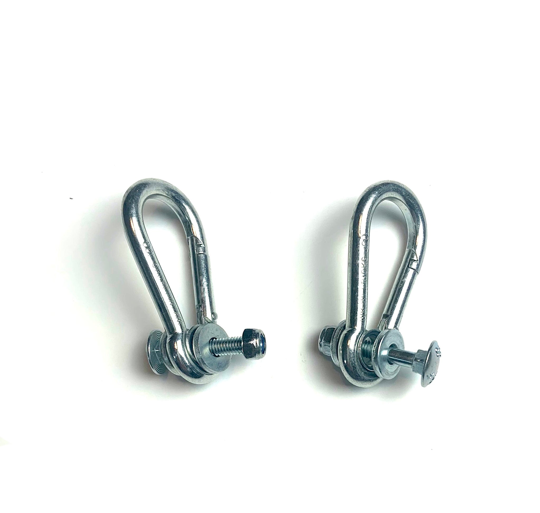 Crochet D'Attache KS Tools 860.0840 - Pour Panneaux Perforés 10x10 Mm, Anneau 65x25 Mm, Acier Zingué (Vis Incluses) - 2